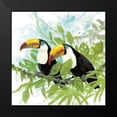 thumbnail image 2 of Fisk, Arnie 12x12 Black Modern Framed Museum Art Print Titled - Toucans, 2 of 5
