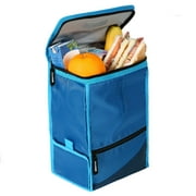 Arctic Zone Hi Top Dual Compartment Power Pack Lunch Bag with BPA Free Food Container and Microban® Protected Easy Clean Lining, Blue