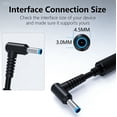 thumbnail image 4 of BALoFI 200W 19.5V 10.3A Laptop Charger 4.5 X 3.0mm Punta Azul para HP Victus/Omen/Pavilion/Envy/ZBook Fury Studio G3-G11 Laptops para Gamer, Adaptador de CA TPN-DA10 L00818-850 con Cable de Alimen..., 4 of 8