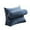 Navy, variant on Triangular Headboard Pillow Bolster Cushion for Bed Back Support and Comfortable Rest