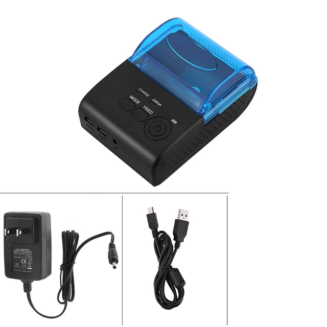 4.0 Receipt Printer, ESC Receipt Printer, 58mm Mini Thermal Receipt Printer, Easy To Use For Shop Supermarket Computer System