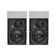 Monoprice Alpha In-Wall Speakers 6.5in Carbon Fiber 3-Way (pair)