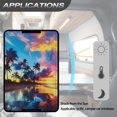 thumbnail image 5 of Yuyamidu Hawaii RV Door Window Shade RV Skylight Cover Camper RV Door Windows Shade Seaside RV Door Window Protective Accessories Travel Trailer UV Sun Heat Protection, 5 of 7