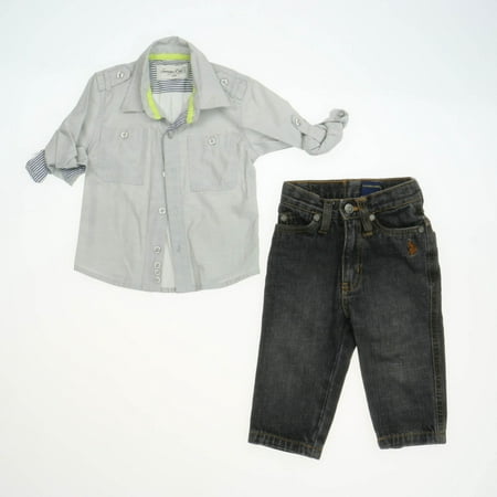 

Pre-owned US. Polo Assn. | Sovereign Code Boys Grey Apparel Sets size: 12M