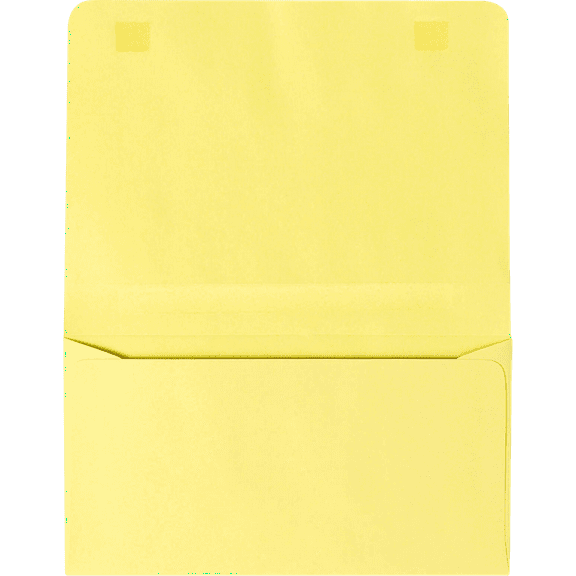 LUXPaper #6 2-Way Remittance Envelopes, 4 1/4 x 6 1/2, Pastel Canary, 50/Pack