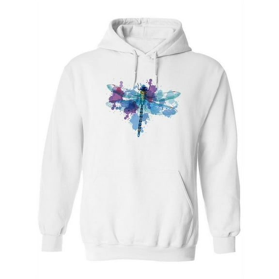 Dragonfly In Colors Hoodie Women -SPIdeals Designs, Female x-Large