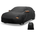 thumbnail image 1 of Funda de coche Unique Bargains 210D-PU Oxford, impermeable y a prueba de viento, con cremallera en la puerta del conductor, negra para Lexus ES Sedan, 1 of 7