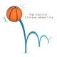 thumbnail image 2 of Bola hinchable de pelotas de baloncesto elásticas suaves/azul/ kaili Sencillez, 2 of 3