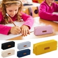 thumbnail image 4 of Big Capacity Pencil Case Stationery Pouch Multi Colored Pen Pouch Large Capacity Pencil Box, Pencil Case, Pencil Boxes Pen Cases Organizer for Adult Back to School Decor for Adult Office College, 4 of 8