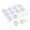 White, variant on LAIQIEN Transparent Plastic Foam Lined Ring Jewelry Storage Case For Loose Diamonds Gems