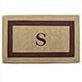 thumbnail image 3 of Nedia Home 02023S Paillasson en Fibre de Coco Robuste - Cadre Marron 22 x 36 Po - Monogramme S, 3 of 4