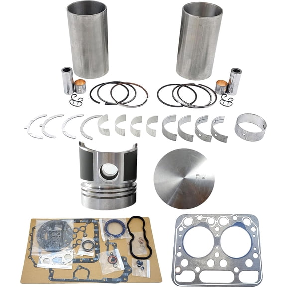 Z751 Engine Overhaul Rebuild Kit (No valve set) Compatible for Kubota Z751 Engine L1501 L1500 L175 L185 L3202 L225 Tractor Piston Diameter 76mm