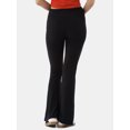 thumbnail image 5 of No Boundaries Flare Pants and 2-Pack, Women's and Women’s Plus, 5 of 6