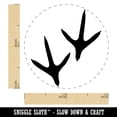 thumbnail image 2 of Chicken Footprints Tracks Egg Chicken Rubber Stamp - Mini 1/2 Inch, 2 of 7