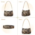 thumbnail image 7 of FORMRS Womens Shoulder Bag with Chain Strap Clutch Purse Cute Tote Handbag, Metallic Flower, 7 of 7