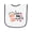 White and Navy, variant on Inktastic I Love You a Latte with Coffee Cup Baby Terry Cloth Bib