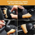 thumbnail image 3 of Car Brush, Car Interior Cleaning Tool, Car Cleaning Brush Dust Collector, Curved Design Dirt Dust Cleaning Brush, 3 of 5