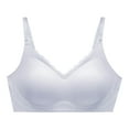 thumbnail image 2 of Qetyuw Woman's Seamless Bralettes No Underwire Breathable Bras Padded Lightly Lined Bra Full Coverage Adjustable Straps Comfortable Underwear, 2 of 5