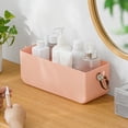 thumbnail image 6 of Hanging Storage Basket, Bedside Caddy, Bed Organizer with Hook, Dorm Room Essentials, Remote Holder, Wall Mounted Organizer, Large Capacity Hanging Shelf for Bedroom, Dorm, 6 of 7