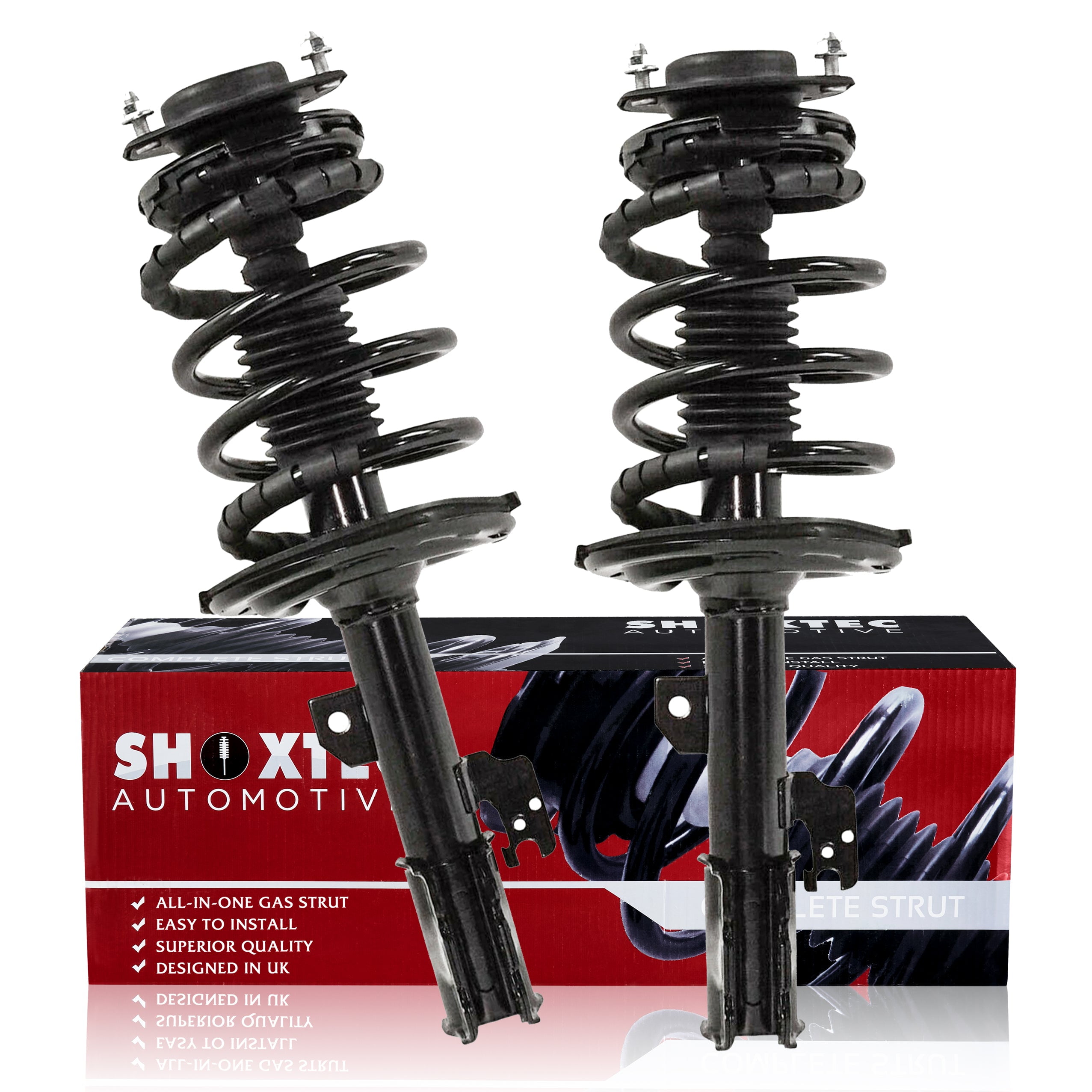Shoxtec Front Complete Struts Assembly fits 2007-2009 Lexus ES350; 2006-2012 Toyota Avalon; 2007-2011 Toyota Camry Shocks Repl. Part no. 272307 272308