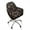 Moon Flower Butterfly Leaf, variant on Whosucclay Tropical Palm Leaf Print Swivel Armchair Accent Dining Chair Cover for Office, Stretch Curved Back Chair Covers with Arms Removable Office Desk Chair Sliopcover Living Room, Vanity