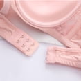 thumbnail image 3 of Xucatan 2 Pcs Bras for Women Floral Embroidered V Neck Seamless Wireless No Underwire Supportive Pushup Bralette Comfortable T Shirt Bra, 3 of 8