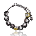 thumbnail image 1 of Pulsera SONGCHANGJEWELRY con 9 Dijes de Personajes de Anime en Aleación, 1 of 7