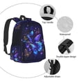 thumbnail image 3 of Butterfly Backpack for Women 16.9 inch Travel Casual Laptop Backpack Lightweight Waterproof Hiking Daypack, 3 of 7