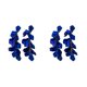 thumbnail image 3 of Jumpingount 2 uds pendientes de gota moda geométrica chica joyería tendencia acrílico pétalo hojas colgante largo pendiente accesorios para el Azul 2Conjunto, 3 of 6