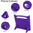 thumbnail image 2 of Epicgadget Case for Apple iPad 10.2 - Lightweight Shockproof Kickstand Handle Kids Cover Case Compatible with iPad 10.2 inch Tablet 7th/8th/9th Generation 2019/2020/2021 Released (Purple), 2 of 5