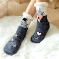 thumbnail image 5 of Calcetín de Navidad, calcetines de invierno para mujer, calcetines cálidos gruesos antideslizantes, regalo de Navidad perfecto para novia, madre e hija, 5 of 5