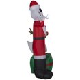 thumbnail image 4 of Christmas Inflatable Jack Skellington as Santa and Zero Wearing Antlers, 4 of 5