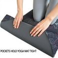 thumbnail image 3 of Pioneer Flower Floral Print Pattern Hot Yoga Mat Towel Non Slip for Hot Yoga - Quick-Drying Yoga Mat Cover with 4 Corner Pockets with Travel Bag - Hot Yoga Towel Non Slip 74"x26", 3 of 6