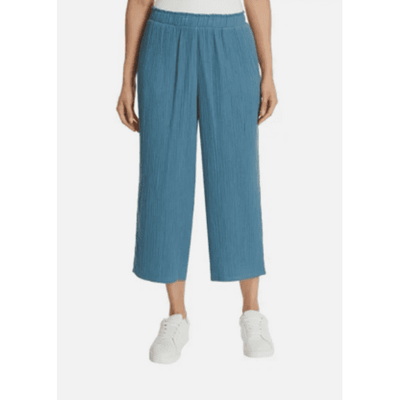 Jessica Simpson Women's Gauze Pant Blue XL