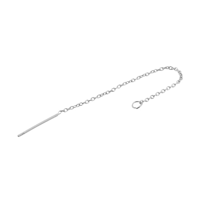 Threader Earrings, 304 Stainless Steel Long Ear Threads - Dangle Earrings Thread Dangling Threaded Long Chain Earring Nickel Free Hypoallergenic Ear for Women Jewelry Earring Making