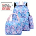 thumbnail image 1 of Juego De Mochila Impermeable De 3 Piezas Con Puerto De Carga USB, Bolsa De Libro De Dibujos Animados, Bolsa De Almuerzo Y Estuche Para Lápices Para Portátiles De Hasta 15,6 Pulgadas, Regalo De Hallowe, 1 of 3