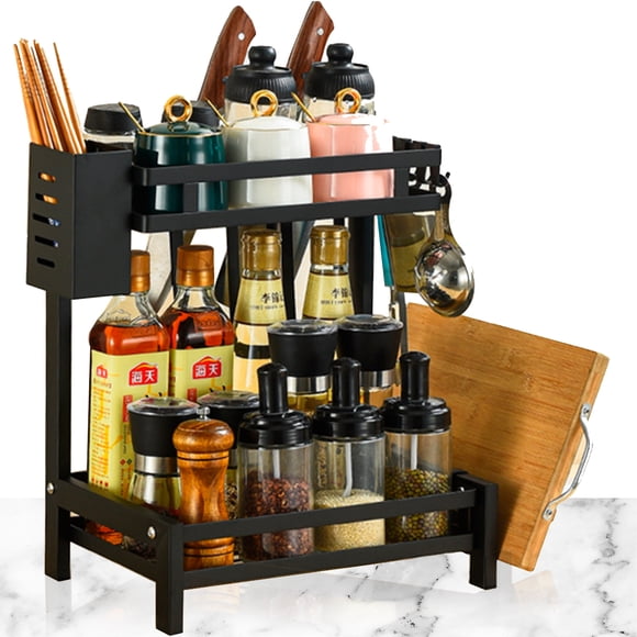 Rack Brandtrendy De Acero 2 Niveles Organizador De Utensilios De Cocina
