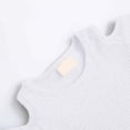 thumbnail image 4 of Toddler Girls Cold Shoulder Ribbed Tees 1-5 Years Old Cotton Short Sleeve Basic Layering Tops Summer Casual Playwear, 4 of 5