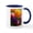 White/Navy Inside, variant on CafePress - Easter Tulips Mug - 11 oz Ceramic Mug - Novelty Coffee Tea Cup