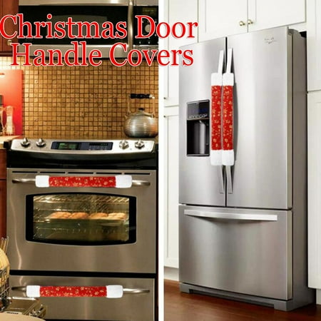 

Christmas Decorations Savings Clearance 2022! TAGOLD Christmas Decoration Christmas Microwave Oven Door Handle Door Glove Refrigerator Protective Glove