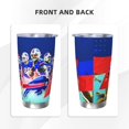 thumbnail image 3 of Taza térmica duradera de acero inoxidable 304 con tema del equipo de fútbol Bills con tapa y pajita Taza térmica de acero inoxidable de 20 oz Taza para automóvil Adecuada para bebidas frías y, 3 of 8