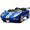 Blue, variant on Licensed Ford GT Ride on Toys for Kids, 24 Volt Ride on Cars with Remote Control, 2 Seater 24V Ride ons, Power Car Wheels, LED Lights, Music, Ride on Toys for Toddlers Boys Girls Gift, Gray