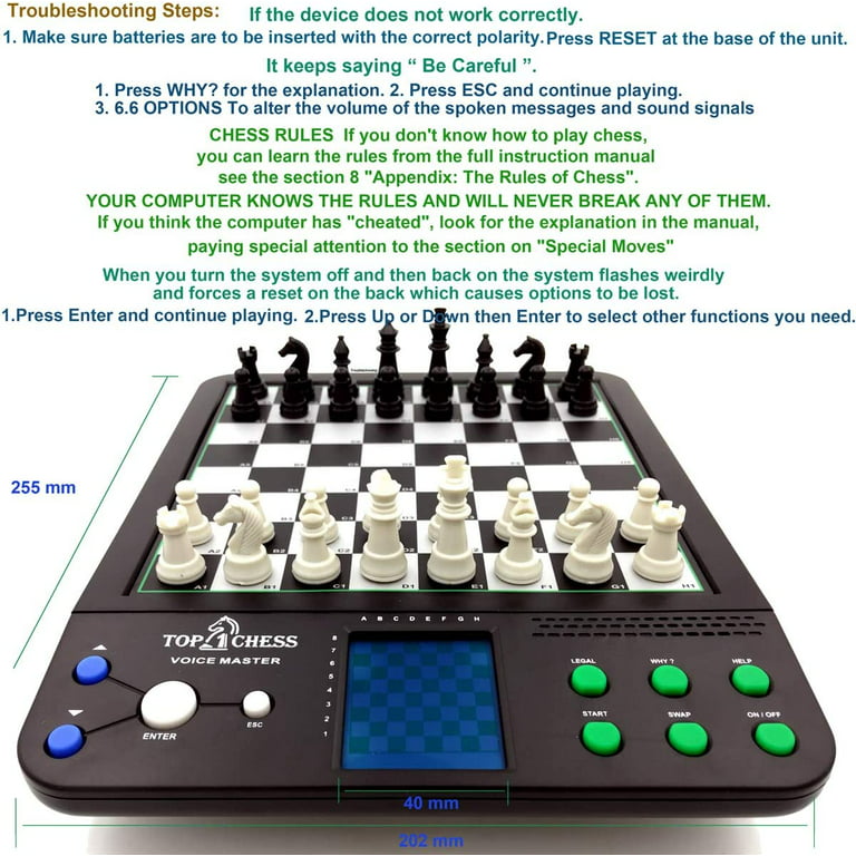 Chess Made Simple, Beginner Learning Chess Set with Chess Board and Chess  Pieces 2-Player Strategy Board Game, for Adults and Kids Ages 8 and up