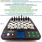 Top 1 Chess Electronic Chess Set | Chess Sets for Adults | Chess Set for Kids | Voice Chess Computer Teaching System | Chess Strategy Beginners Improving | Large Screen Learning Chess Set Board Game