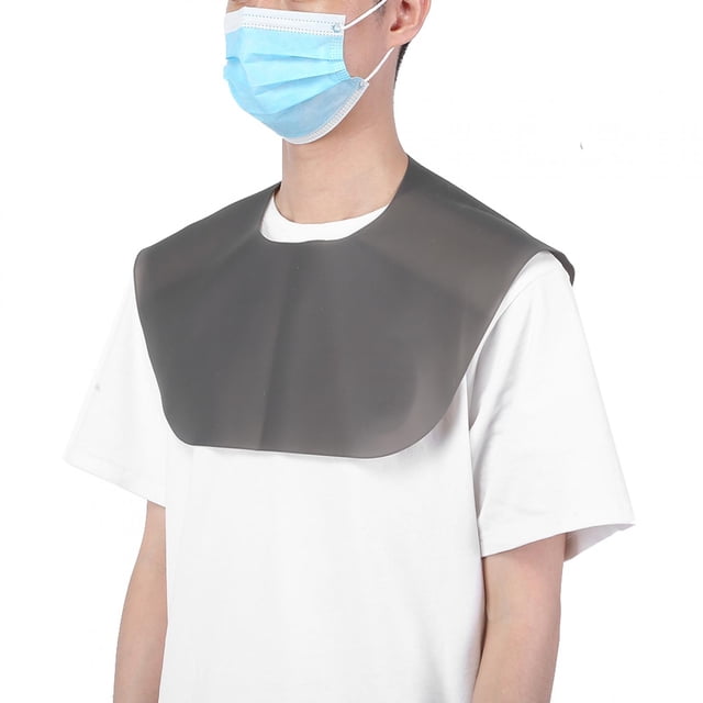 Capa de peluquería Capa de te?ido de silicona profesional para corte de cabello Capa de peluquería para el hogar Kit de corte de pelo con mantón de peluquería Dise?o de imán fuerte (NEGRO) EOTVIA NO