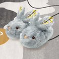 thumbnail image 4 of Bunny Slippers for Women and Men, Cute Animal Plush Rabbit Fuzzy Slippers, Soft Fluffy Winter Warm House Slipper Indoor Outdoor Shoes, 4 of 6