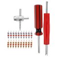 thumbnail image 2 of Miangastore 1 Set Tyre Valve Stem Puller Tools Set Valve Stem Cores 4-Way Valve Tool Dual Single Head Valve Core Remover Installer Tool, 2 of 8