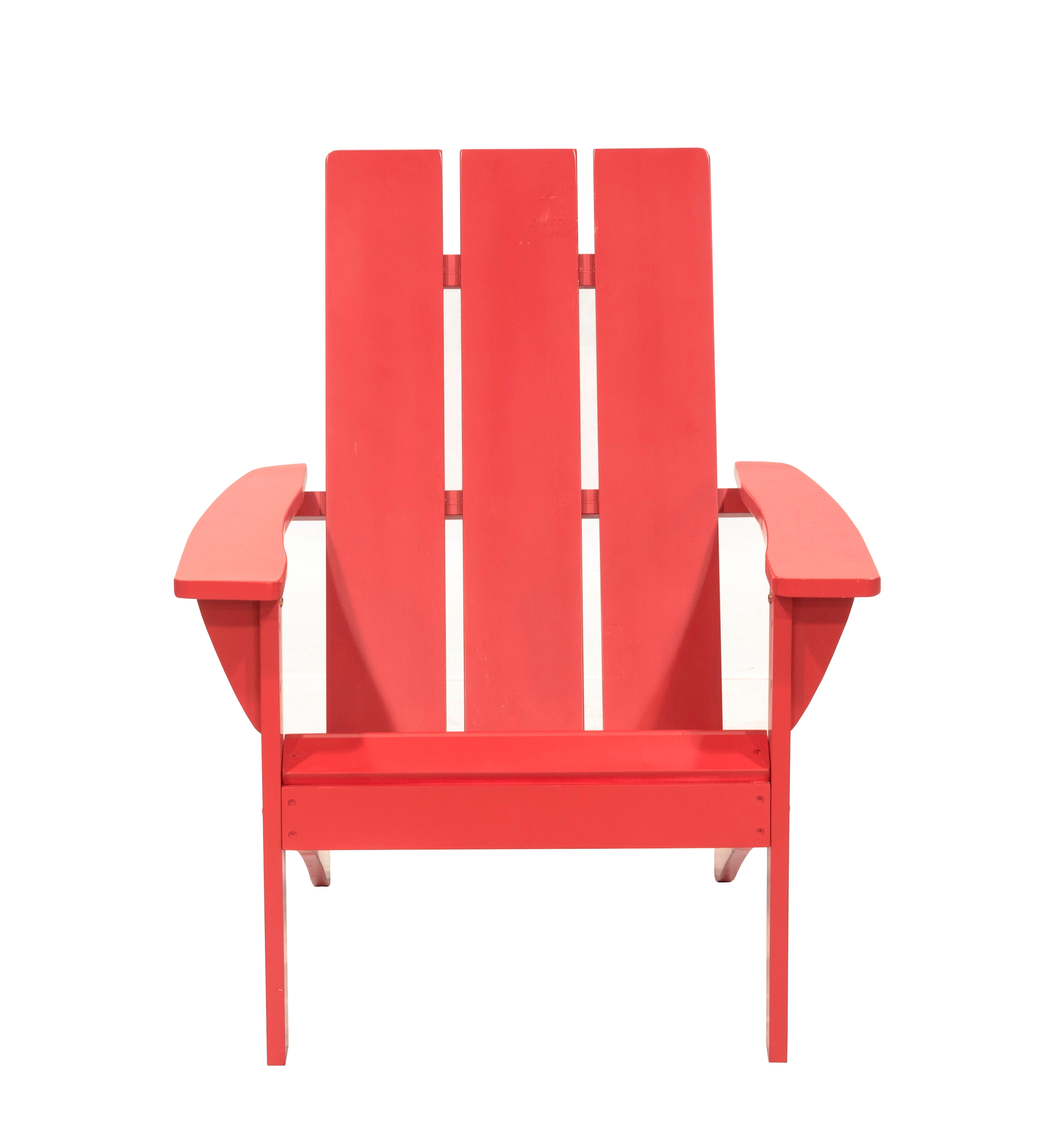 Outdoor Patio Garden Furniture 3-Piece Wood Adirondack Chair Set, Weather Resistant Finish,2 Adirondack Chairs and 1 Side Table-Red - image 4 of 11