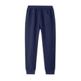 thumbnail image 5 of WREESH Men's Jogger Sweatpants Cotton Pants Outdoor Winter Fleece Thickened Casual Lamb Velvet Pants Full Length Pants Blue, 5 of 5