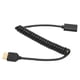 thumbnail image 3 of Cable en espiral de interfaz multimedia HD macho a hembra 8K 60Hz 48Gbps Interfaz multimedia HD Cable espiral de resorte OD4.0mm, 3 of 14